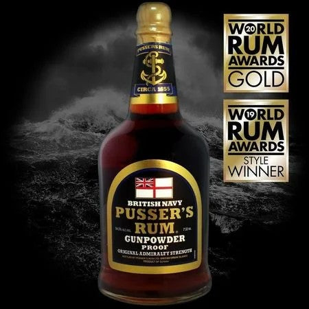Pusser’s‘GunpowderProof’BlackLabel(70cl)54.5%