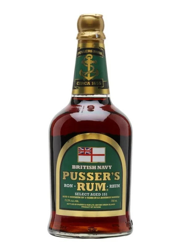 Pusser’sRum–BritishNavySelectAged15170cl.75,5%