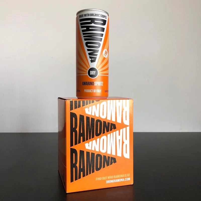 RamonaAmarinoWineSpritz250mlCan,Italy