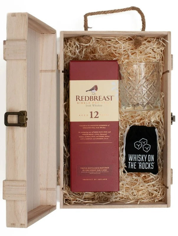 Redbreast12YearOldWhisky&LuxuryNibblesWoodenGiftBoxSet