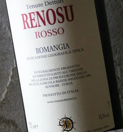 RenosuVinoRosso–TenuteDettori