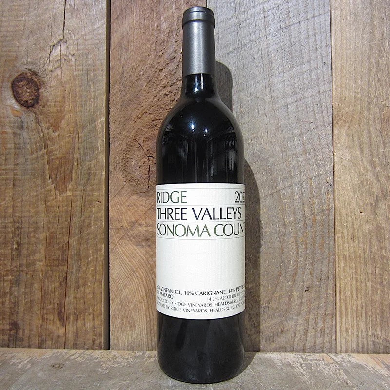 RidgeThreeValleysZinfandel2023750ml