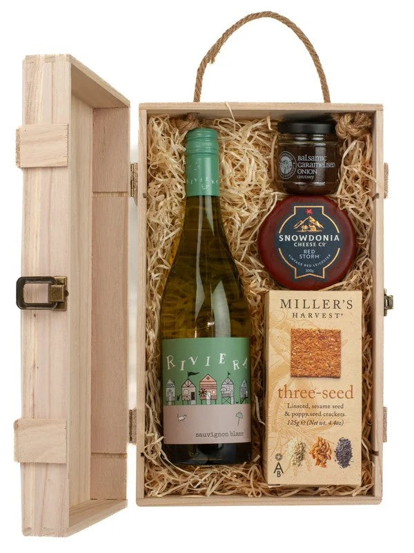 RivieraSauvignonBlancWhiteWine&CheeseGiftBox