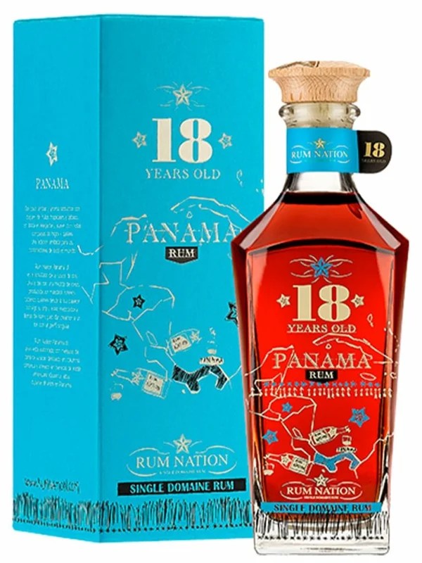 RumNation–Panama18YearsDecanter70cl.40%