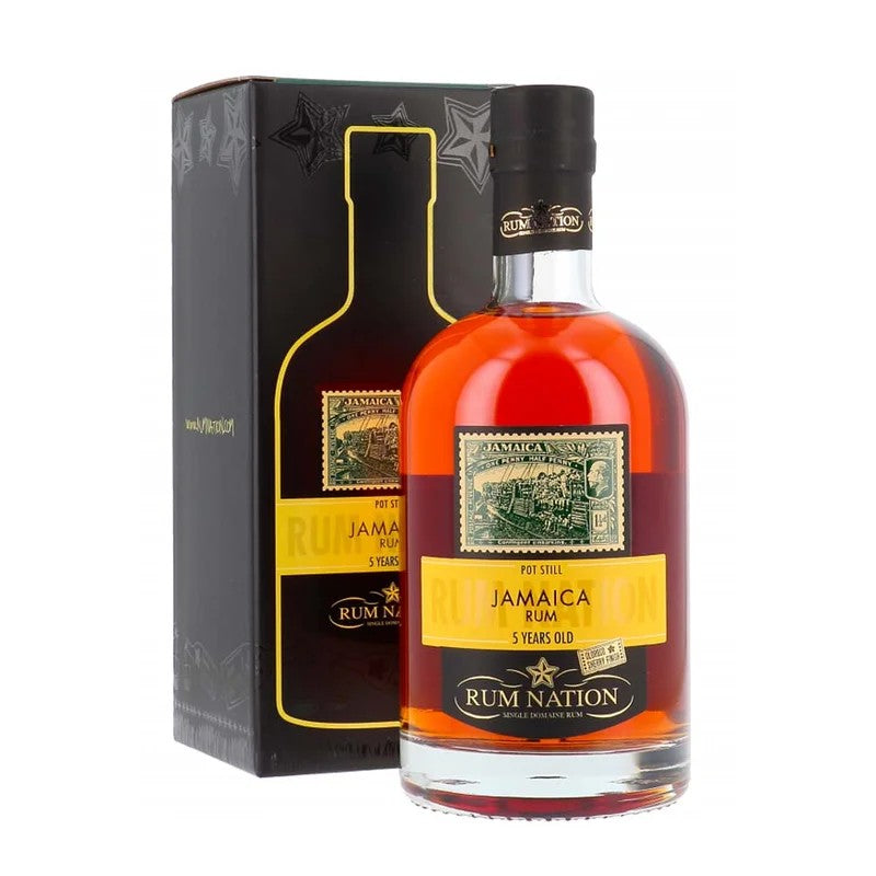 RumNationJamaicaPotStill5YearsCl70Case