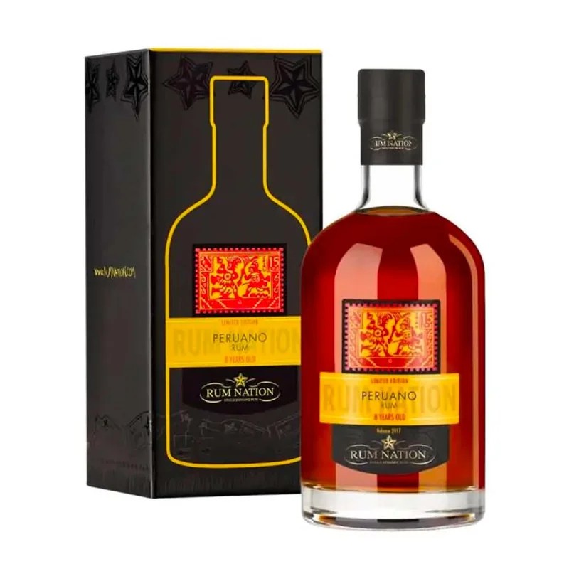 RumNationPeruano8YearsCl70Boxed