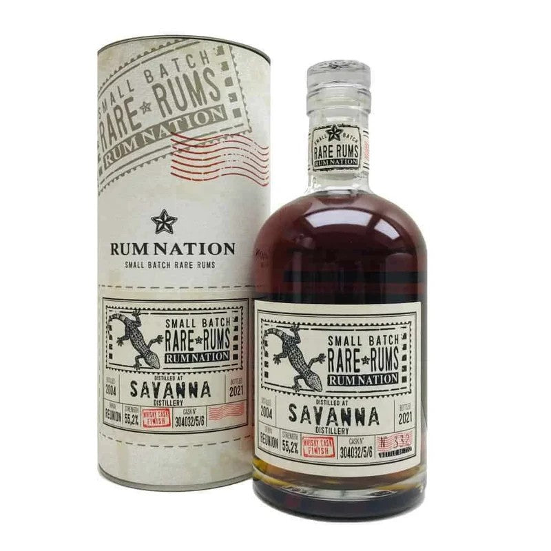 RumNationRareSavannaTraditionnel20042021WhiskeyCaskFinish(70CL,55.2%Vol.)