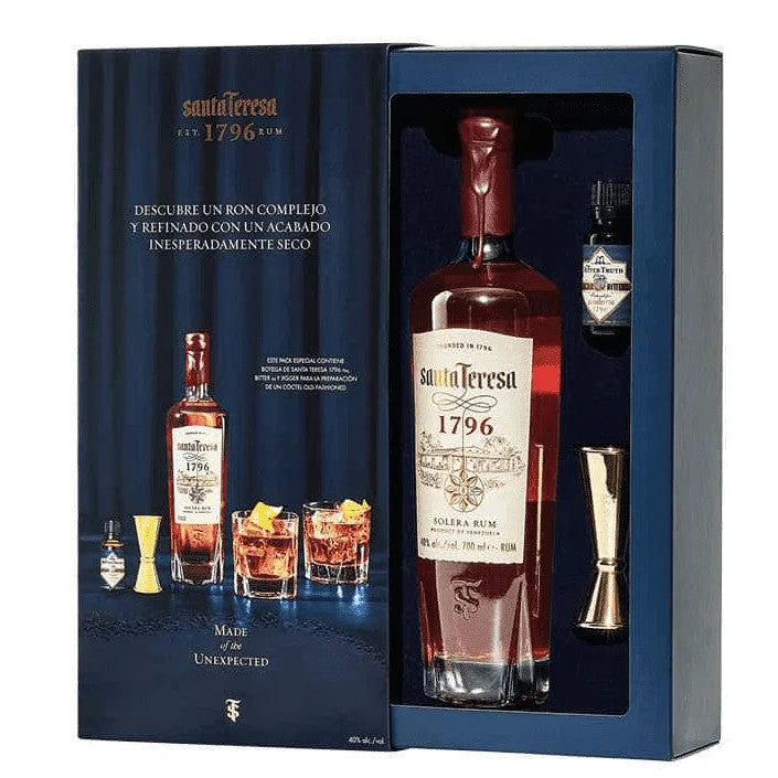 RumSantaTeresa1796OldFashionedKitGiftbox(1btCl70+1Bitter2cl+1Jigger)