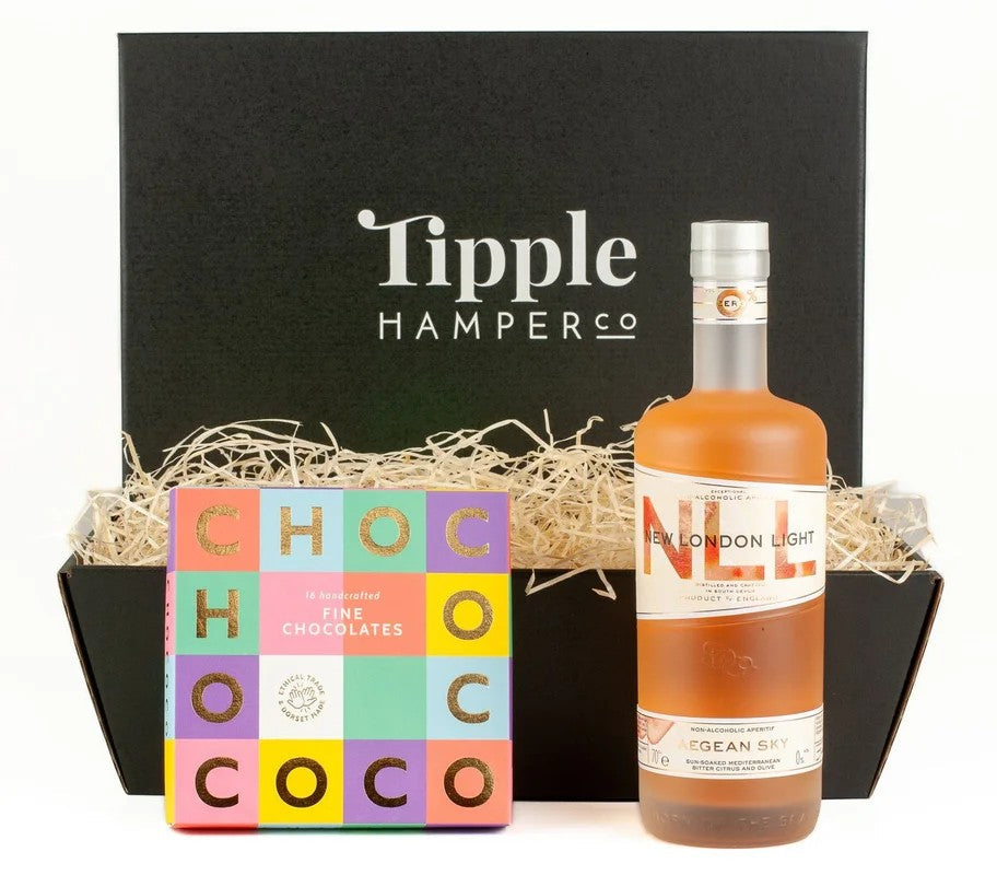 SalcombeNLLAegeanSkyAperitif0%&LuxuryChocolateHamper