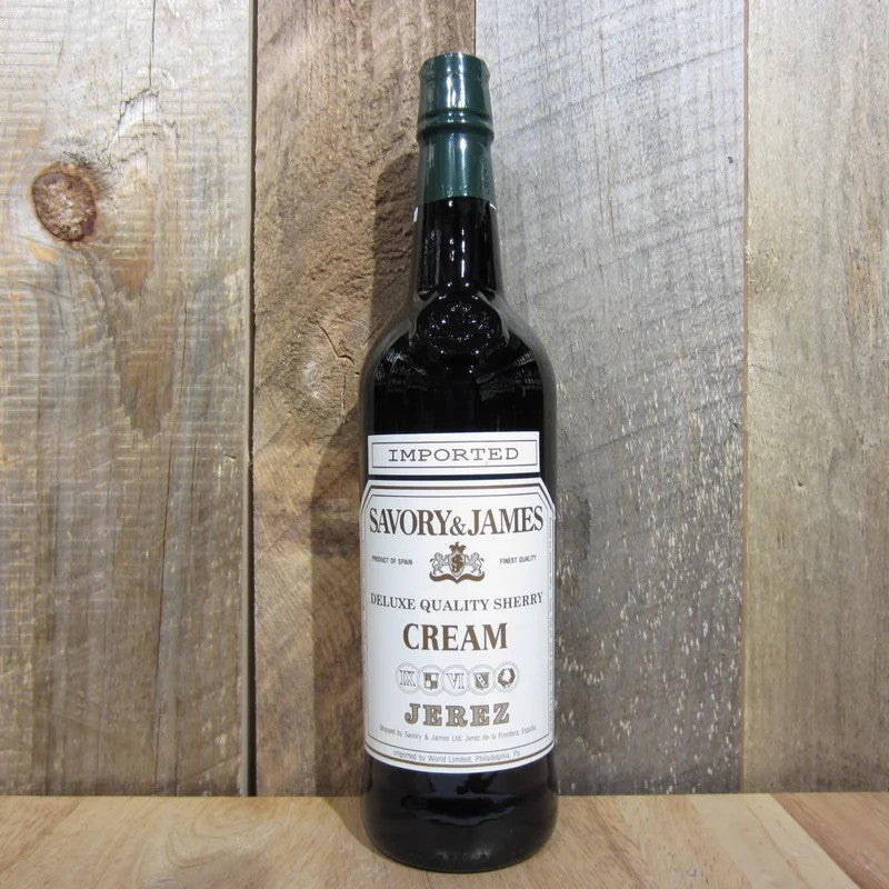 Savory&JamesCreamSherry750ml