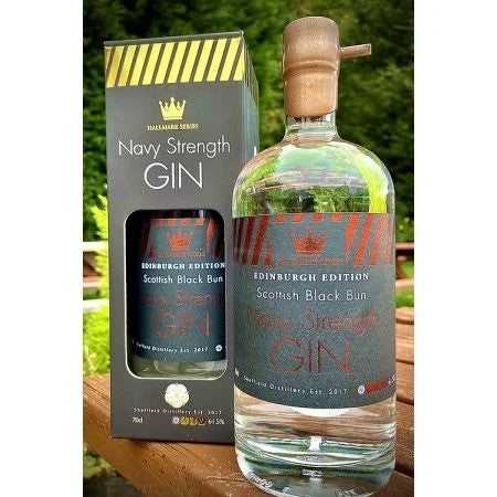 SheffieldDistilleryHallmarkNavyStrengthScottishBlackBunGin(EdinburghEdition)(70cl)61.5%