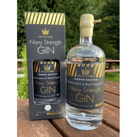 SheffieldDistillerySicilianLemon&BlackPepperNavyStrengthGin–LondonEdition70cl(61.5%ABV)