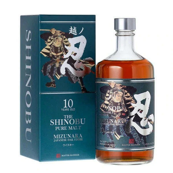 Shinobu10YearsOldPureMaltWhiskeyMizunaraFinish(70CL,43.0%Vol.)