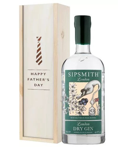 SipsmithGinFathersDayGiftInWoodenBox