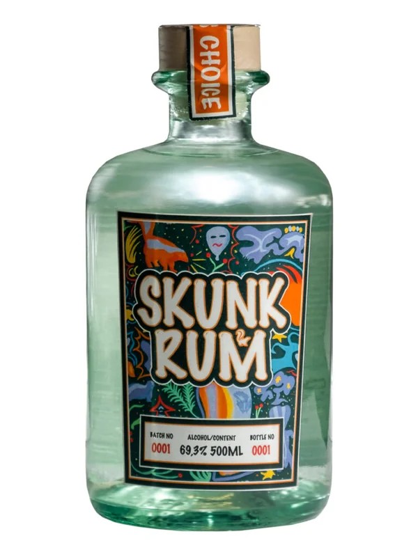 SkunkRum–DanishRumInspiredFromJamaica50cl.69,3%