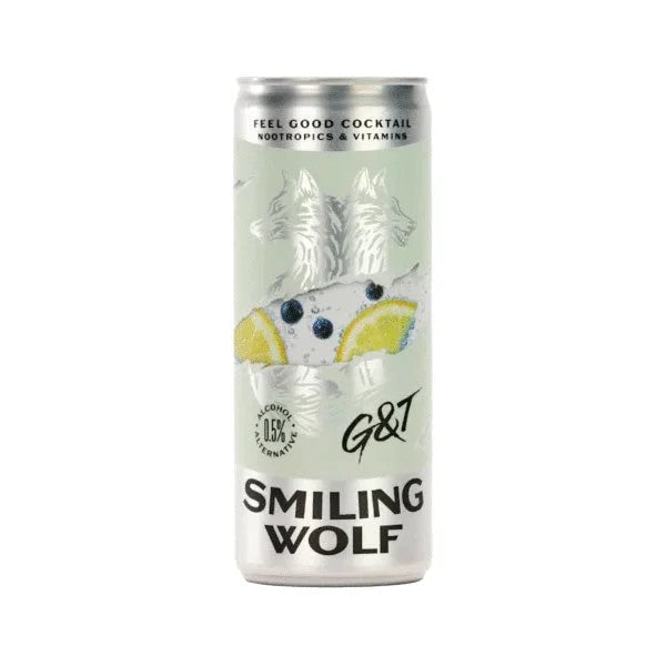 SmilingWolfAlcoholFreeGinandTonic–FunctionalBotanicalDrink0.0%