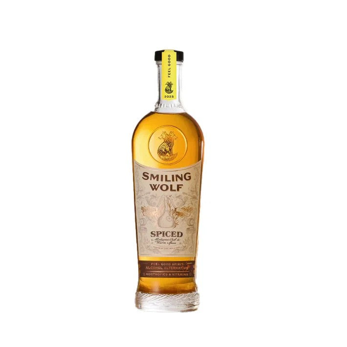 SmilingWolfSpiced–AlcoholFreeDarkSpicedRumSpiritAlternative