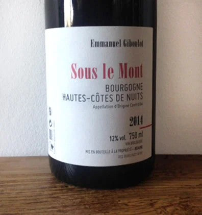 SousleMont2020BourgogneHautesCotesdeNuits–EmmanuelGiboulot