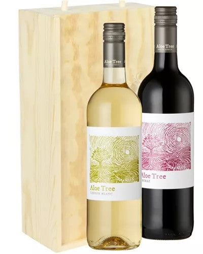 SouthAfricanMixedTwoBottleWineGiftinWoodenBox