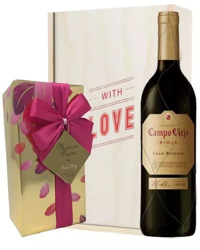 SpanishGranReservaValentinesWineandChocolateGiftBox