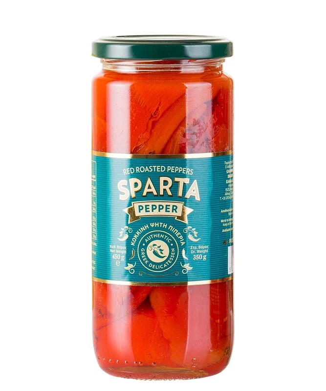 SpartaRedRoastedPeppers450g