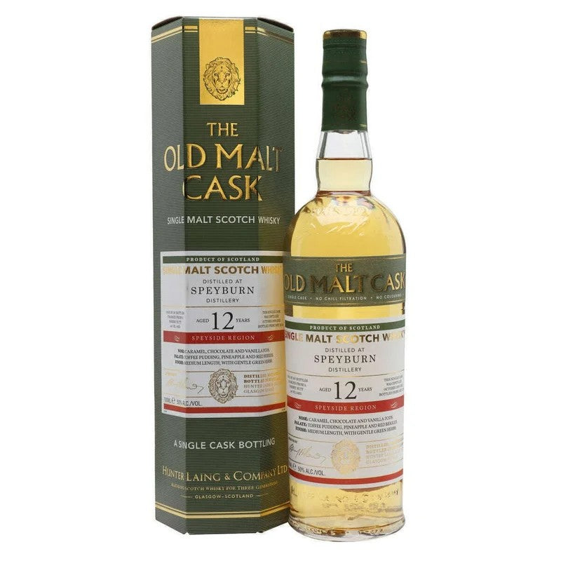 Speyburn12YearOld2005(cask14655)–OldMaltCask(HunterLaing)(70cl,50.0%Vol.)