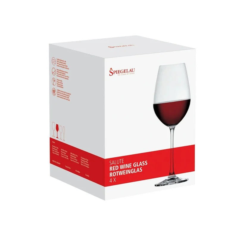 SpiegelauSaluteRedWineGlassesx4