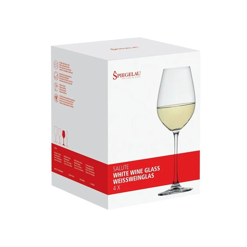 SpiegelauSaluteWhiteWineGlassesx4