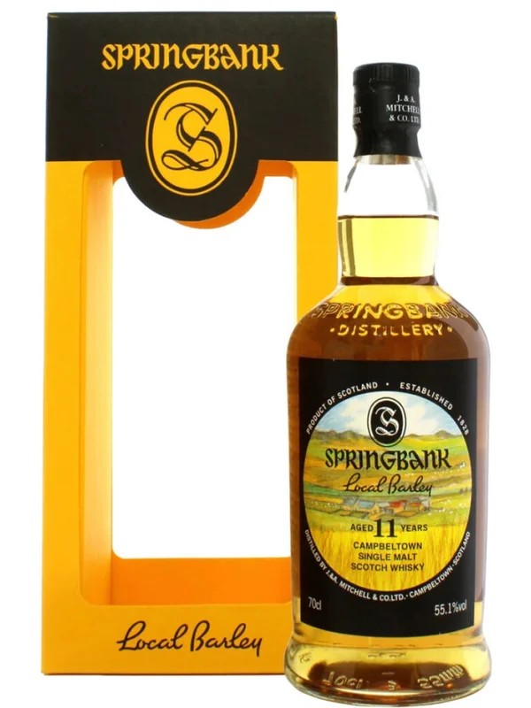SpringbankLocalBarley202311Years70cl.55,1%