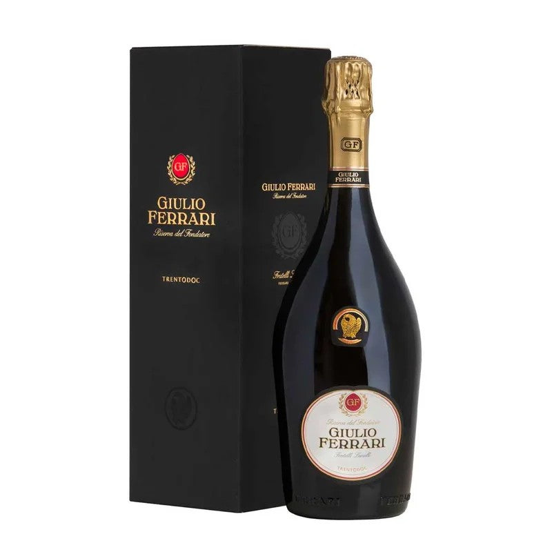 SpumanteFerrariGiulioRiservadelFondatoreExtraBrut2015Cl150Astucciata