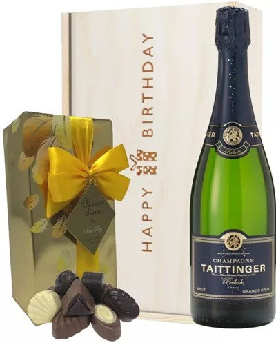 TaittingerPreludeChampagneandChocolatesBirthdayGiftBox