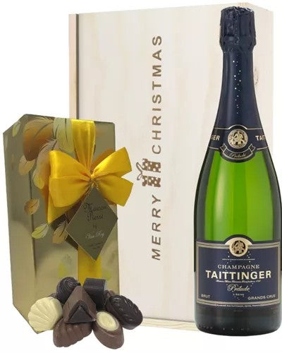 TaittingerPreludeChristmasChampagneandChocolatesGiftBox