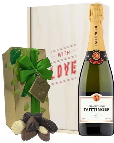 TaittingerValentinesChampagneandChocolatesGiftBox