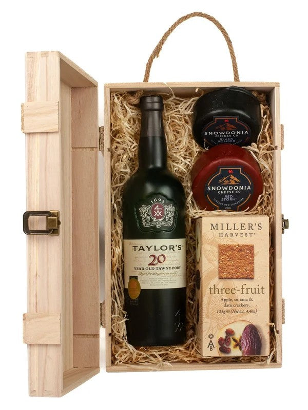 Taylor’s20YearOldTawnyPort,Cheese&CrackersGiftBox