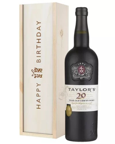 Taylors20YearOldPortBirthdayGiftInWoodenBox