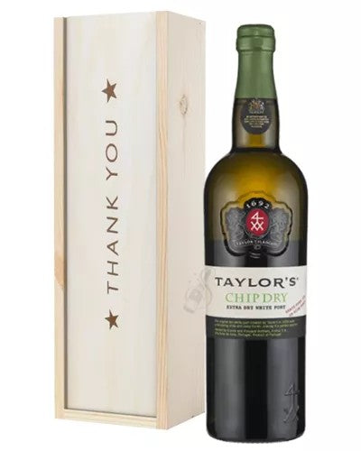 TaylorsChipDryWhitePortThankYouGiftInWoodenBox