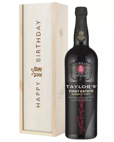 TaylorsFirstReservePortBirthdayGiftInWoodenBox