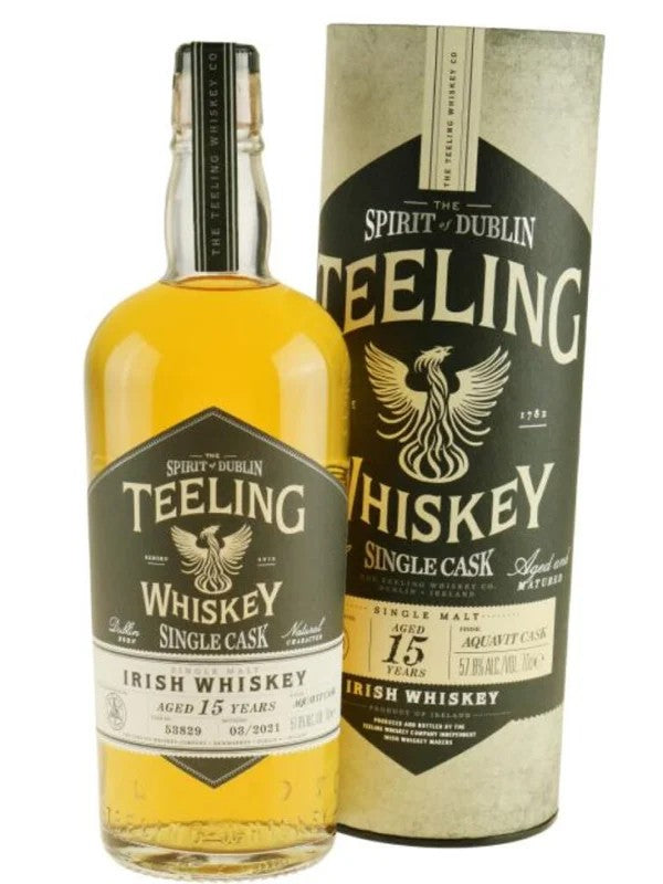 TeelingWhiskey–15YearsAquavitSingleCask70cl.57,8%