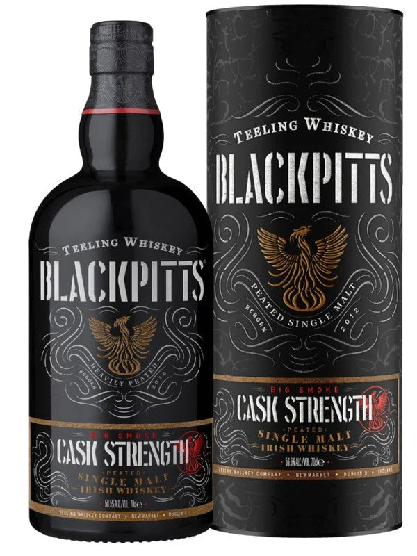 TeelingWhiskey–BlackPittsBigSmokeCaskStrength70cl.56,5%