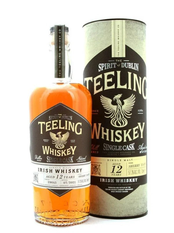 TeelingWhiskey–SingleCask12YearsSherry-PX70cl.57,3%