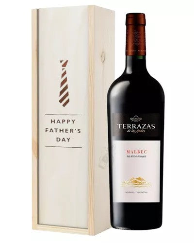TerrazasReservaMalbecRedWineFathersDayGiftInWoodenBox