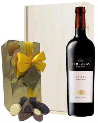 TerrazasReservaMalbecWineandChocolatesGiftSetinWoodenBox