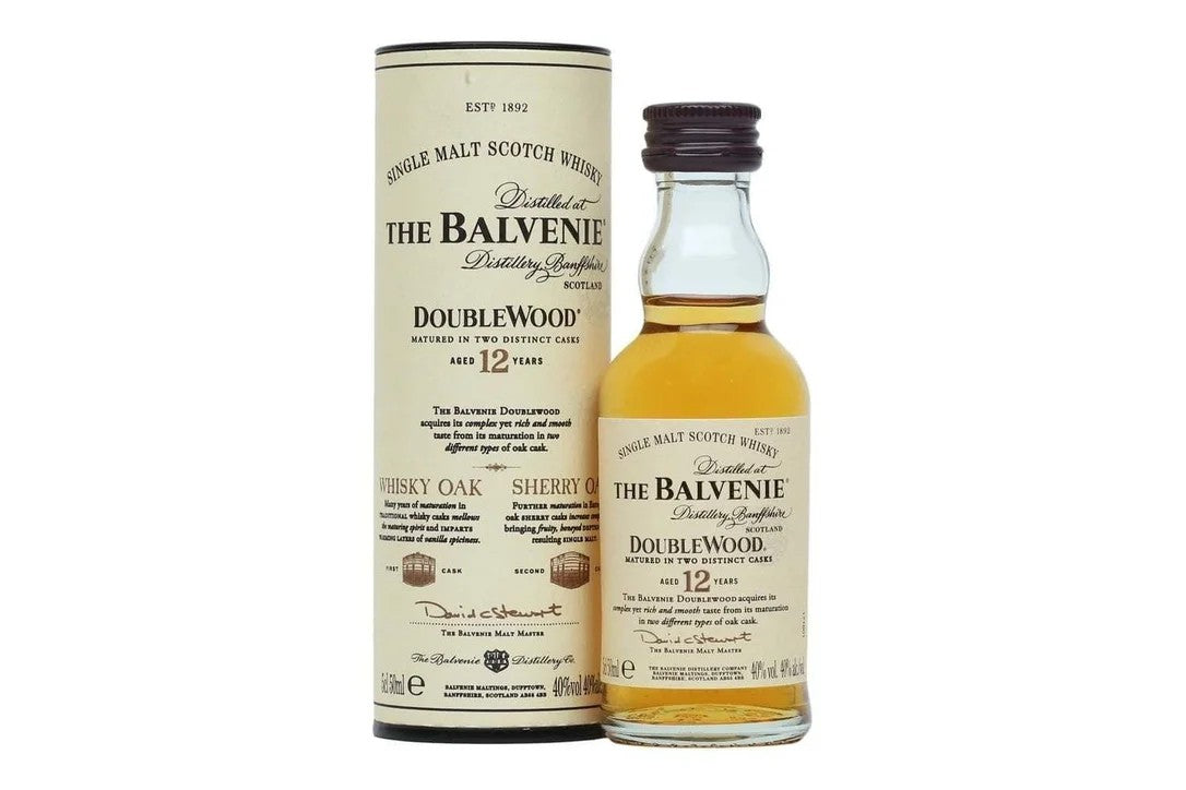 TheBalvenieDoubleWood12YearOldSingleMaltScotchWhiskyMiniature40%ABV(5cl)