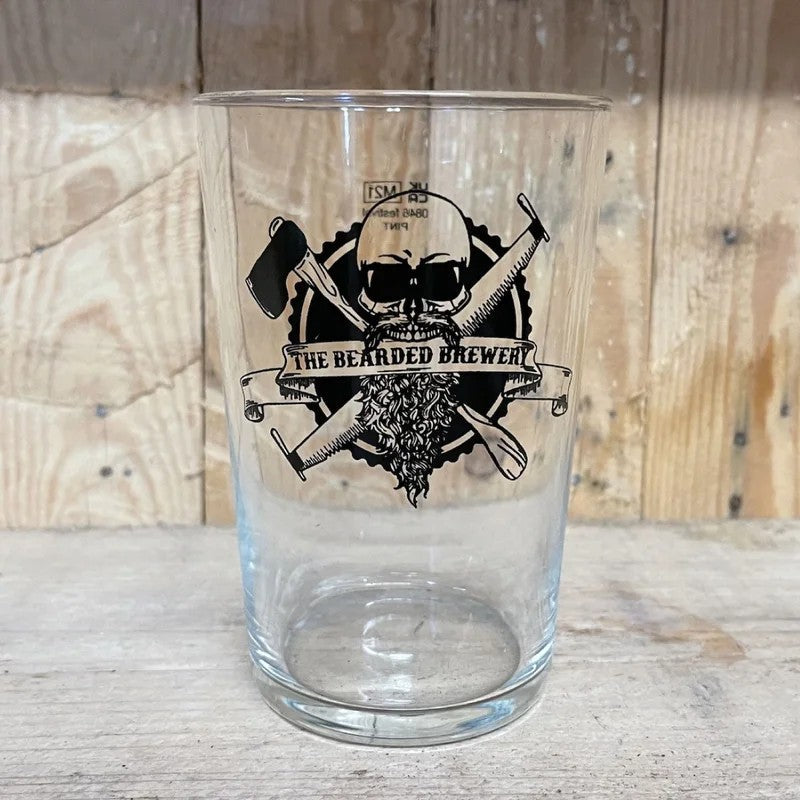 TheBeardedBreweryPintGlass—20oz
