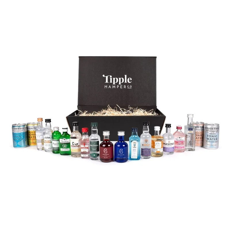 TheBeginner–MiniatureGinSelectionTastingHamper–44%ABV