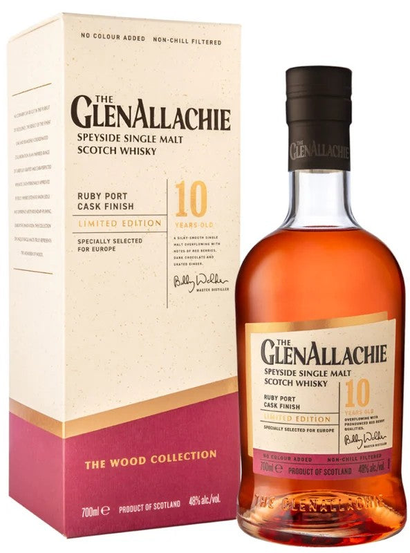 TheGlenallachie10YearsOldRubyPortCaskFinishLimitedEdition70cl.48%