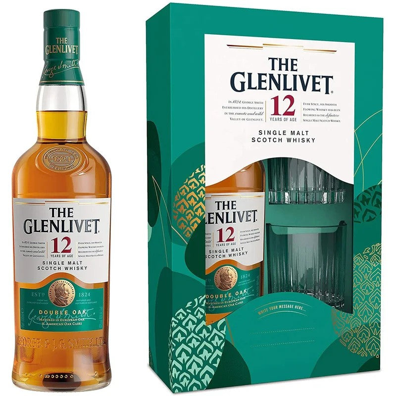 TheGlenlivet12YearOldSingleMaltGiftPackwithTwoGlasses