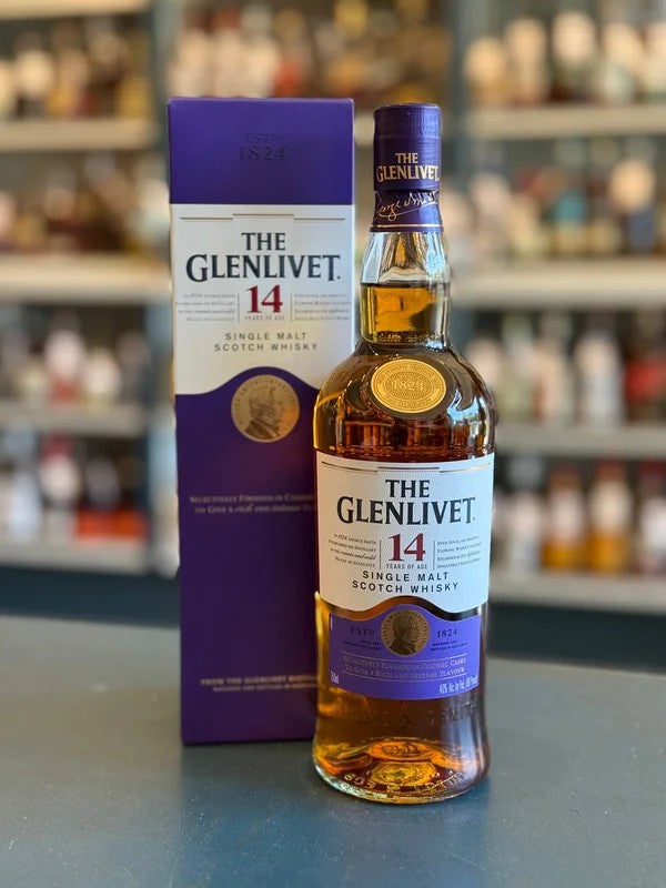 THEGLENLIVET14YRCOGNACCASKSELECTIONSINGLEMALTSCOTCHWHISKY