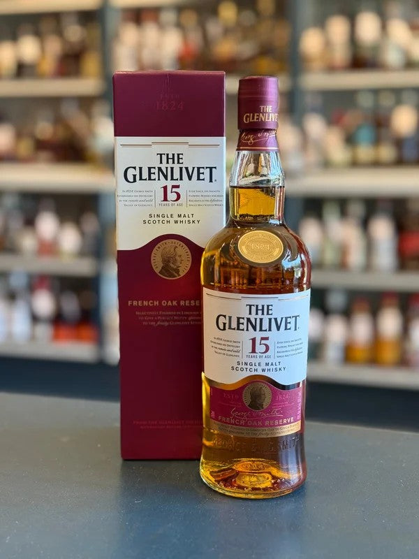THEGLENLIVET15YRFRENCHOAKSINGLEMALTSCOTCHWHISKY