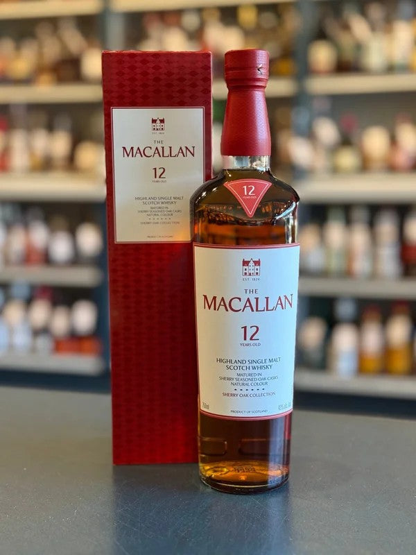 THEMACALLAN12YEARSHERRYOAKCASKSINGLEMALTSCOTCHWHISKY